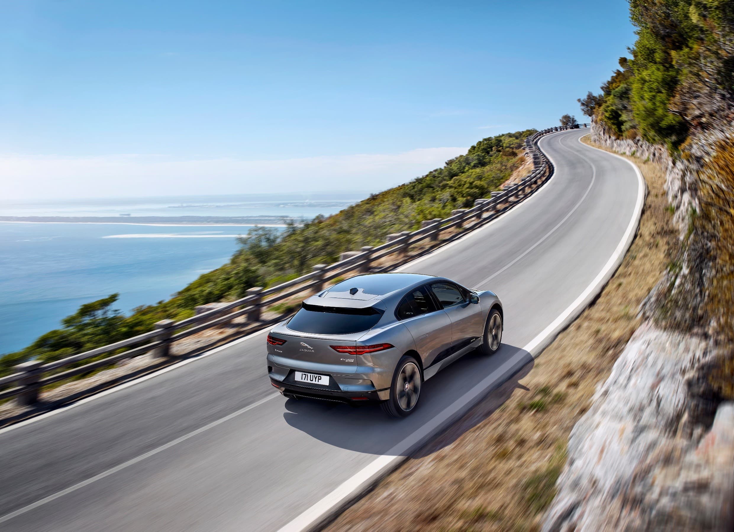 jaguar car driving
