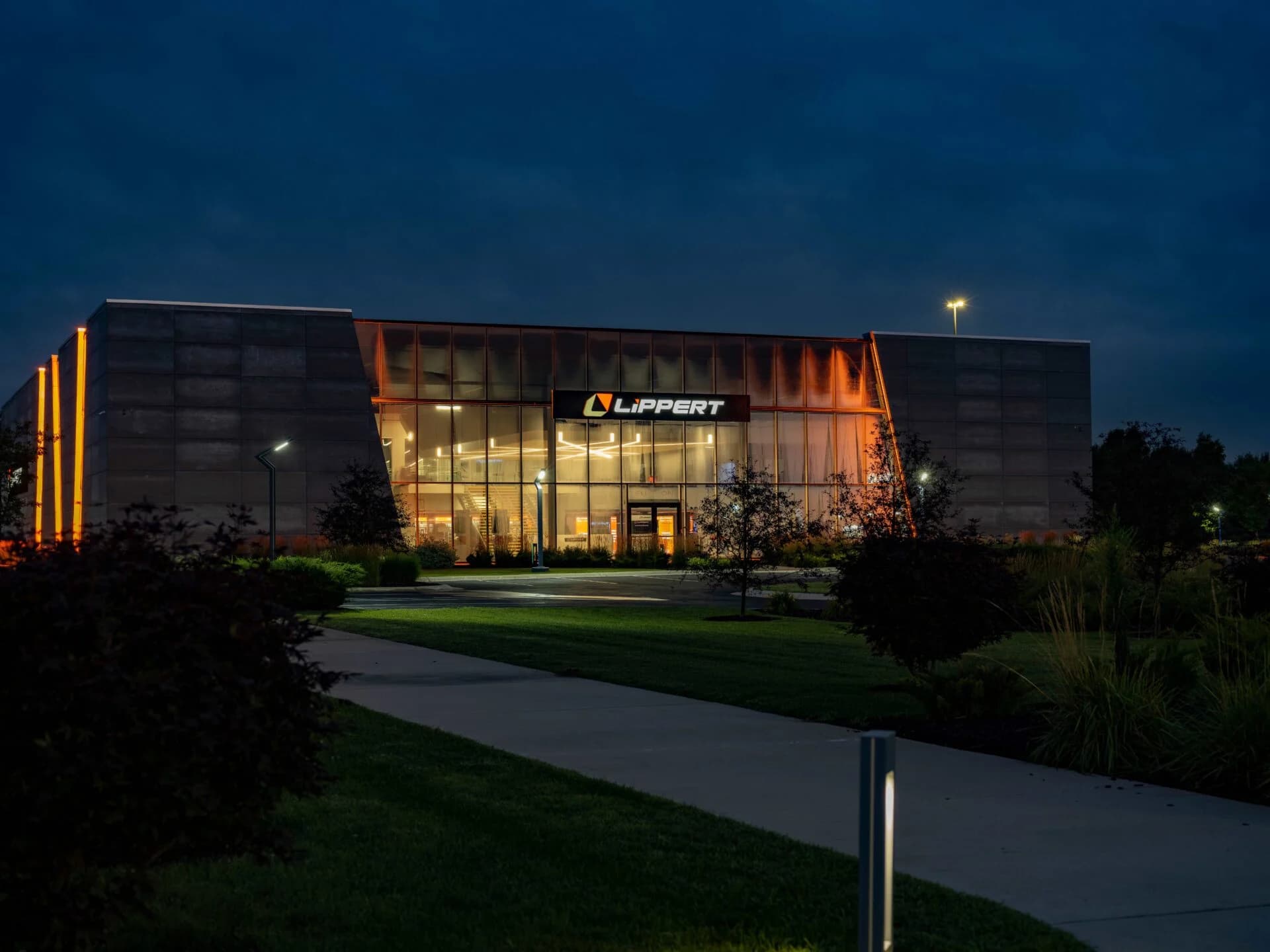 Lippert HQ at night